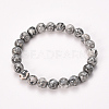Natural Wave Jasper Beaded Stretch Bracelets BJEW-Q692-22-8mm-1