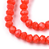 Opaque Solid Color Imitation Jade Glass Beads Strands EGLA-A044-P4mm-D03-3