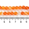 Natural Striped Agate/Banded Agate Beads Strands G-Z060-A01-A03-5