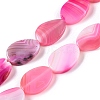Natural Agate Dyed Beads Strands G-T138-202-1