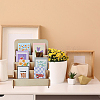 Wood Place Card Display Stands AJEW-WH0348-315-6