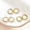 Ion Plating(IP) 304 Stainless Steel Hoop Earrings X-EJEW-P177-G-06-3