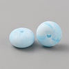 Rondelle Food Grade Eco-Friendly Silicone Beads SIL-TAC0010-04F-2