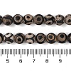 Tibetan Style dZi Beads G-K166-02-8mm-L3-01-5