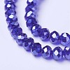 Electroplate Glass Beads Strands EGLA-A034-T10mm-A11-3