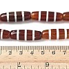 Rice Shape Tibetan Style dZi Beads Strands G-A269-A09-01-5