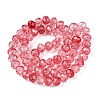 Transparent Glass Beads Strands X-GLAA-T023-6mm-A13-2