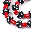 Handmade Lampwork Beads Strands X-LAMP-N024-09A-4
