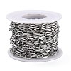 Tarnish Resistant 304 Stainless Steel Cable Chains CHS-D033-01P-3