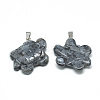 Natural Labradorite Pendants G-T091-10-2
