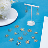 16Pcs 8 Styles 201 Stainless Steel Pendants STAS-WR0001-40-4