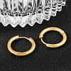 202 Stainless Steel Huggie Hoop Earrings X-EJEW-F111A-16mm-G-3