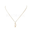 Natural Pearl Pendant Necklace & Dangle Earrings X-SJEW-JS01276-3