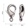 Brass Lobster Claw Clasps X-KK-903-B-NF-4
