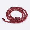 Imitation Jade Glass Bead Strands X-GLAA-F001-3x2mm-29-2