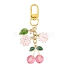 Alloy Enamel Pendant Decorations HJEW-YW00280-02-1
