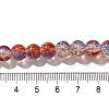 Crackle Glass Beads Strands X-CCG-C002-8mm-11-4