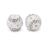 Bling Resin Rhinestone Flower Beads LS-OACR-D310-01P-F-1
