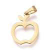 Apple 304 Stainless Steel Jewelry Sets SJEW-K154-17G-5