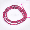 Synthetic Quartz Crystal Beads Strands G-T119-05F-2