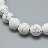 Synthetic Turquoise Jasper Bead Stretch Bracelets BJEW-K212-B-009-3