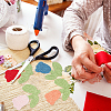 21Pcs 7 Colors Tulip Flower Shape Polyester Knitted Appliques PATC-FG0001-34-6
