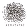 Tarnish Resistant 304 Stainless Steel Open Jump Rings STAS-Q186-02-5x1mm-1