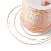 17M Rainbow Color Polyester Sewing Metallic Thread OCOR-E026-08B-2