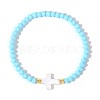 Bohemian Glass Beads Stretch Bracelets LS-KO2121-6-1