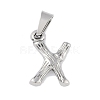 Non-Tarnish 304 Stainless Steel Pendants STAS-F235-01P-X-1