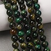 Grade AB Natural Tiger Eye Beads Strands G-B133-A02-6MM-02-6