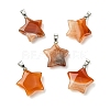 Natural Agate Pendants GG-K002-10F-1