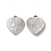 Non-Tarnish 304 Stainless Steel Pendants STAS-H212-37P-1