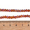Electroplate Glass Beads Strands EGLA-A034-T4mm-I16-4