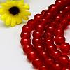 Natural Malaysia Jade Bead Strands G-M099-4mm-04-1