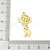 304 Stainless Steel Pendants STAS-U041-02G-G-3