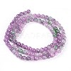 Spray Painted Glass Beads Strands GLAA-A038-C-52-2