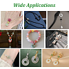 110Pcs 11 Colors Lampwork European Beads LAMP-GA0001-19-5
