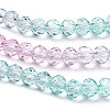 Transparent Painted Glass Beads Strands DGLA-A034-T3mm-A10-4