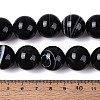 Natural Banded Agate Beads Strands G-Q608-18B-5