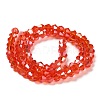 Transparent Electroplate Glass Beads Strands EGLA-A039-T3mm-B14-2