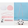 DIY Panda Crossbody Bag Making Kits PURS-PW0010-50A-1