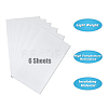 SUPERFINDINGS 6 Sheets Ceramic Fiber Fireproof Paper DIY-FH0001-05-4