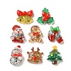 Christmas Transparent Resin Cabochons CRES-D323-03-1