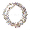 Electroplate Glass Beads Strands EGLA-D030-17K-2