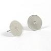 Tarnish Resistant 304 Stainless Steel Stud Earring Settings STAS-D431-22-2