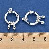 304 Stainless Steel Spring Ring Clasps STAS-G190-17S-D-3