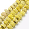 Natural Druzy Quartz Crystal Beads Strands G-F582-B02-1