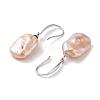 Natural Pearl Dangle Earrings for Women EJEW-C082-10A-P-2