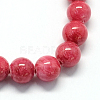 Natural Dyed Yellow Jade Gemstone Bead Strands G-R271-4mm-Y19-2